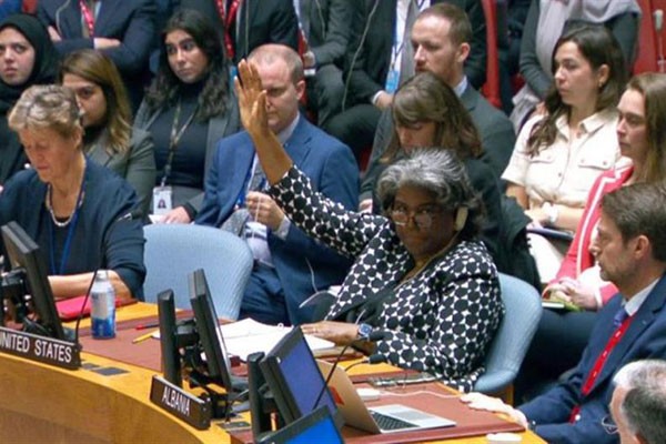 Estados Unidos en el Consejo de Seguridad de las Naciones Unidas ratifica su desacuerdo en detener agresión israelí contra los palestinos en Gaza