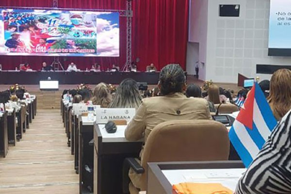 Onceno Congreso de la Federación de Mujeres Cubanas (FMC).  