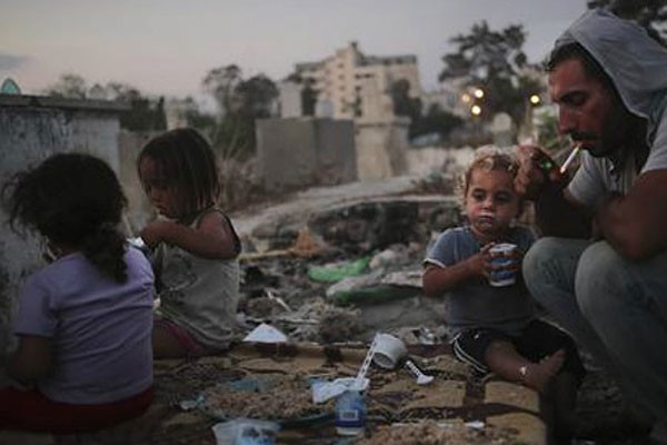 La población de Gaza depende hoy de ayuda humanitaria para sobrevivir. Foto Prensa Latina
