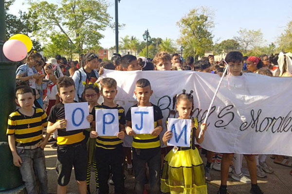 La Organización de Pioneros José Martí (OPJM) y la Unión de Jóvenes Comunistas (UJC) de fiesta este 4 de abril de 2024.