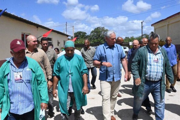 Presidente cubano visitó centros productivos y de servicios del municipio de Florida (+Fotos y Post)