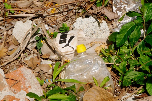 Plástico dañino contamina el medio ambiente