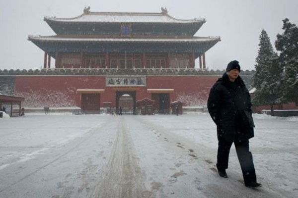 Alerta naranja en China por ola de frío