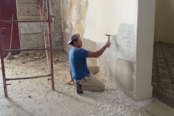 Acciones de mantenimiento realizadas en el Museo Municipal en Guáimaro