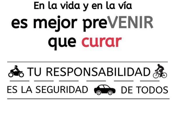 Prevenir en la vía, responsabilidad de choferes y peatones.