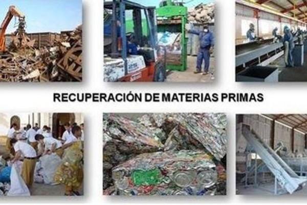 Recuperación de materias primas.