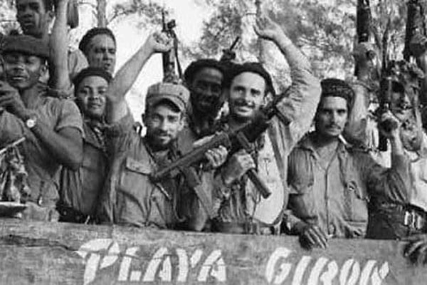 Imagen de la epopeya de Playa Girón.