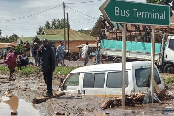 Fuertes lluvias en Tanzania