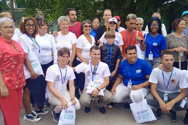 Integrantes del proyecto comunitario Con Juventud y Experiencia, impulsado por la Universidad de Ciencias Médicas de Camagüey