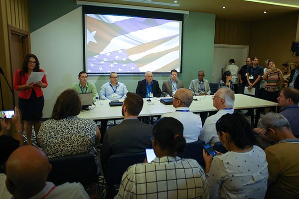 Conferencia bilateral Cuba-Estados Unidos