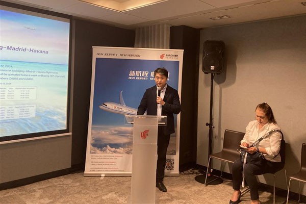 Nuevo trayecto Beijing-Madrid-La Habana