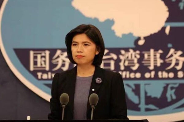 Portavoz de la Oficina de Asuntos de Taiwán de China, Zhu Fenglian.