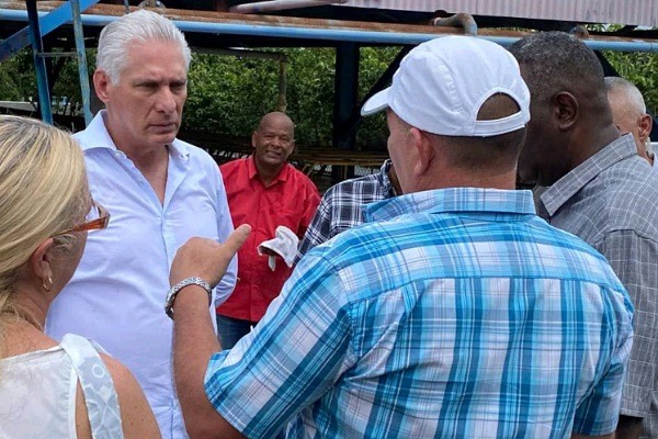 Constató Díaz- Canel acciones para lograr soberanía alimentaria