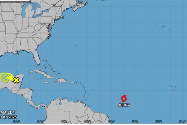 Tormenta tropical Jerry se formó en el Atlántico