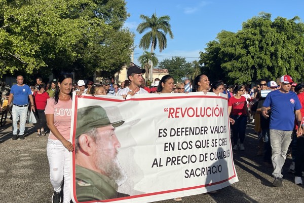 Camagüey renews the March of the Combatant People in tribute to Fidel and Camilo