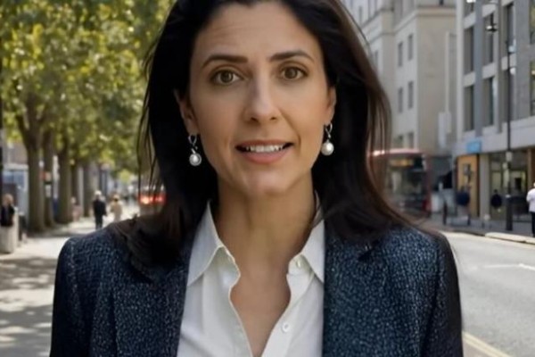 Una presentadora generada por IA conduce un documental en un canal británico