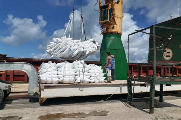 Rice distribution continues in Camagüey after port operations recovery