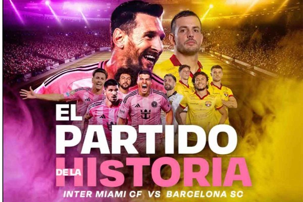 Messi and Inter Miami will play in Ecuador.