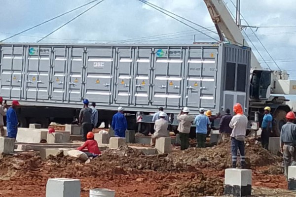 Cuba advances in the assembly of an energy storage system