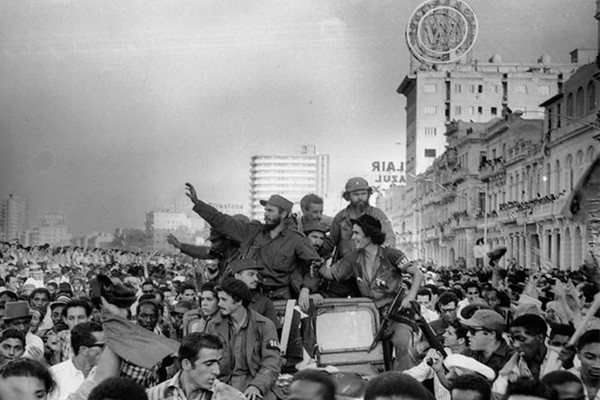 They commemorate in Cuba the triumphant entry of the rebels into Havana.