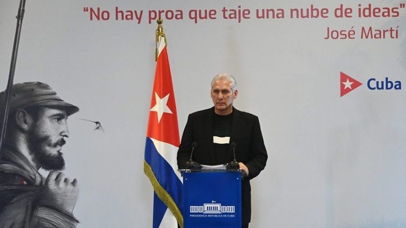 Presidente cubano Miguel Díaz-Canel realiza comparecencia especial ante la prensa (+ Fotos y Video)