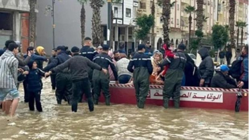 Northern Morocco invaded by floods