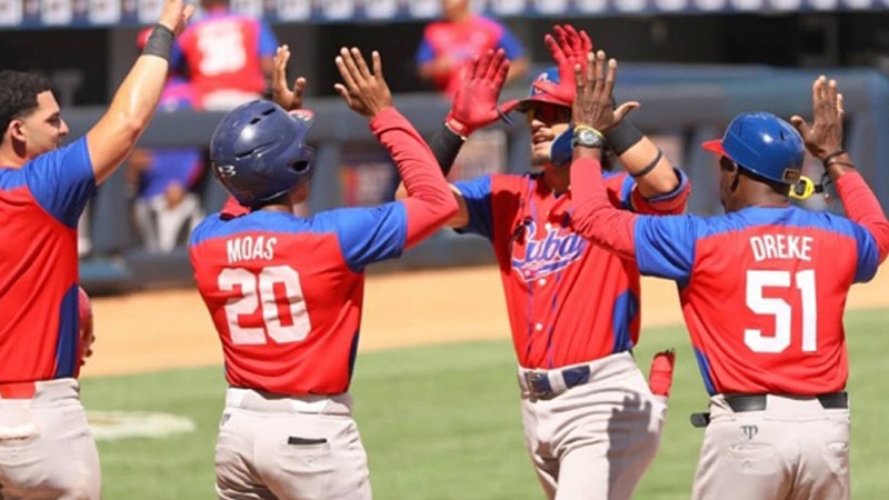 Equipo Cuba de pelota en la Serie de las Américas 2026