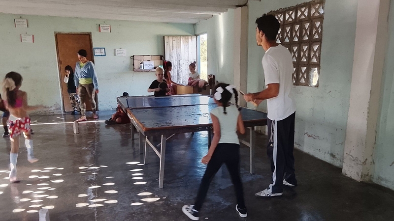 Tenis de Mesa y su práctica en Guáimaro