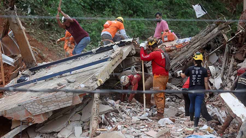 Intensas lluvias en Brasil