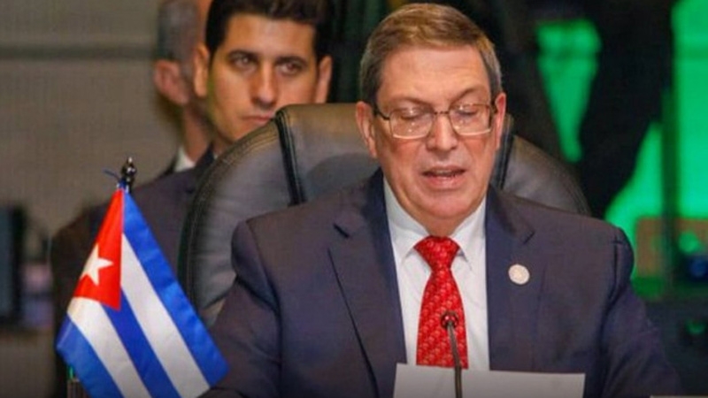 Canciller cubano Bruno Rodríguez