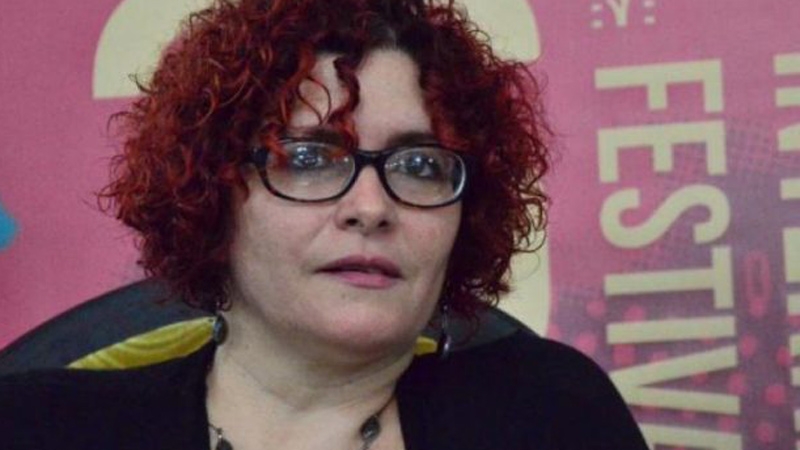 Directora de cine y actriz cubana Marilyn Solaya