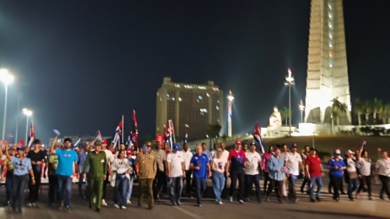 Marcha del pueblo cubano