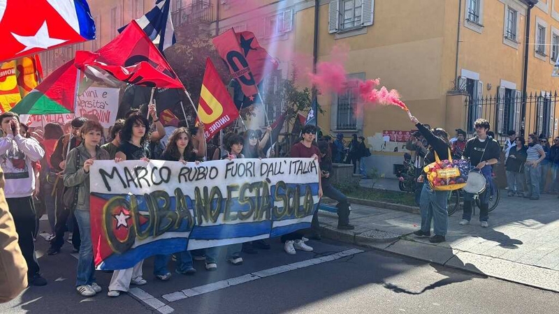 Italia, solidaridad con Cuba