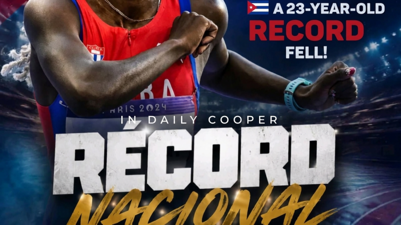Cooper sets new national record