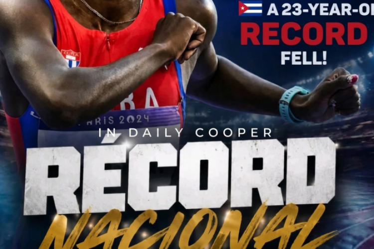 Cooper sets new national record