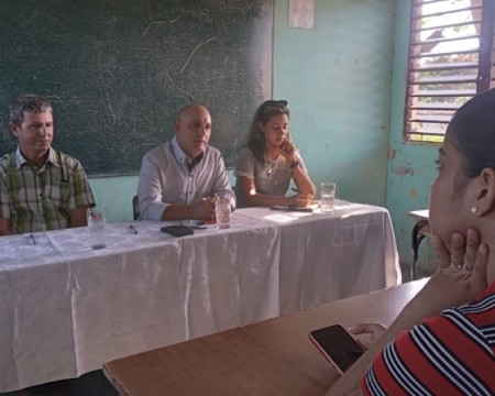 Rector of the University of Camagüey held an exchange with students from Guáimaro (+ Photos)