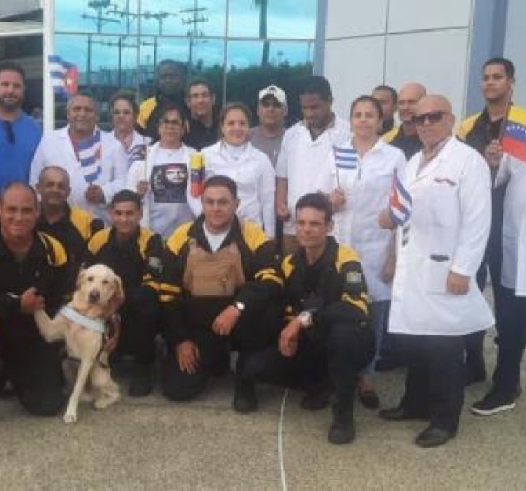 Llega a Venezuela Brigada Especial de Salvamento y Rescate de Cuba