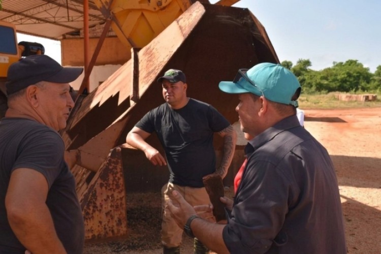 Planta de áridos en Jiquí, motor de empleo y producción agrícola diversificada