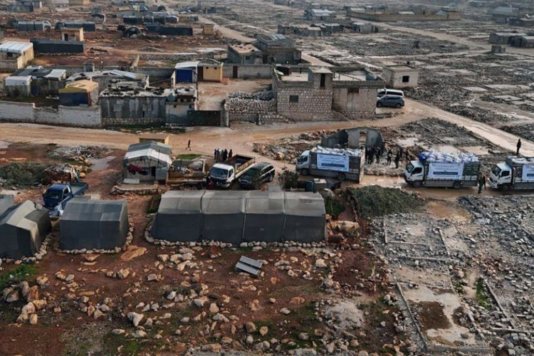 Tormentas invernales afectan a decenas de miles de familias en Siria