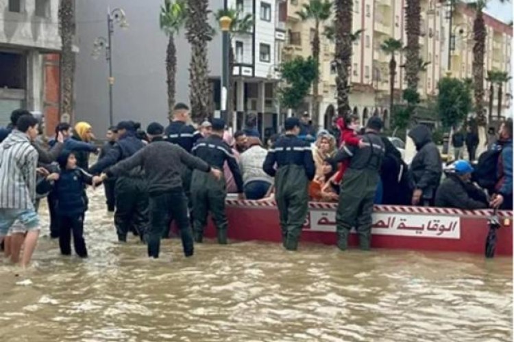 Norte de Marruecos invadido por inundaciones