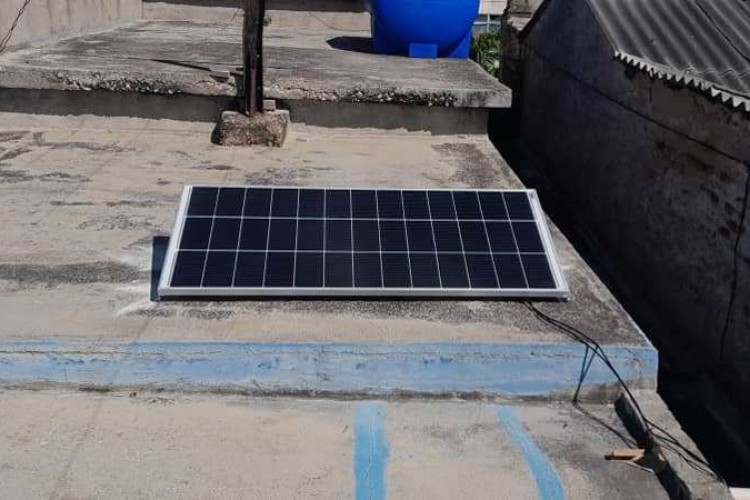 Solar panels are installed in the homes of educators in Camagüey