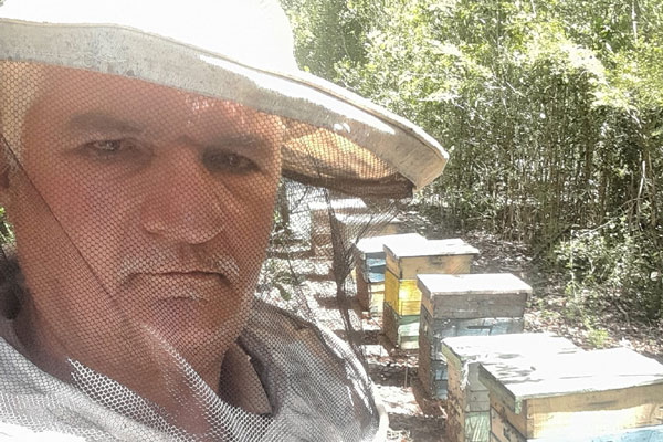 Destacado apicultor guaimareño René Lantigua (Padre)