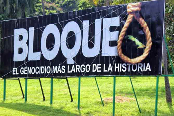 Cuba Cartel Bloqueo Genocid