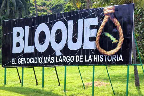Cuba Cartel Bloqueo Genocid