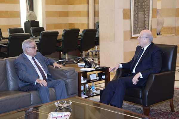 Najib Mikati y Abdullah Bou