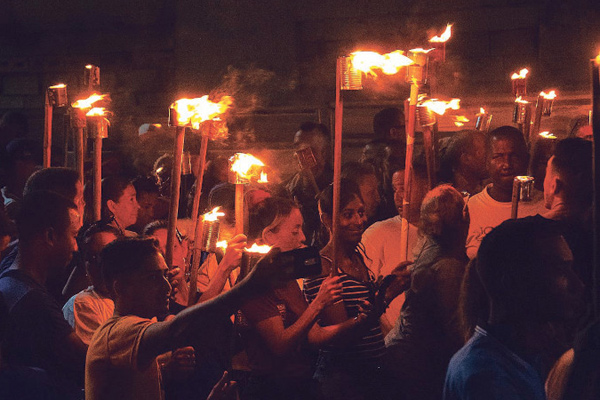 2marcha antorchas antorcha