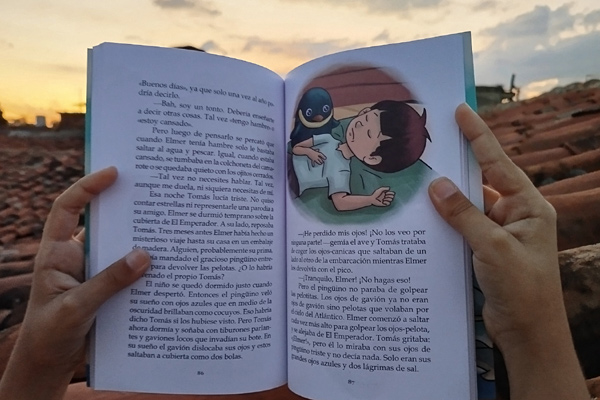 portada libro pinguino evel