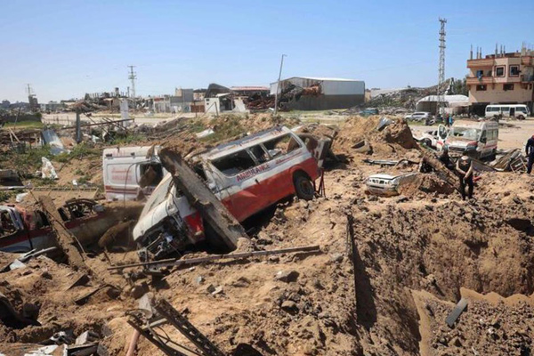 gaza ambulancias ataques 1