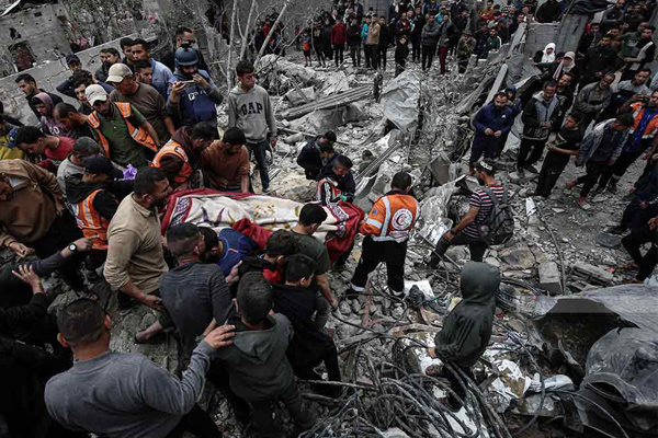 Gaza Danos por Ataque Israe