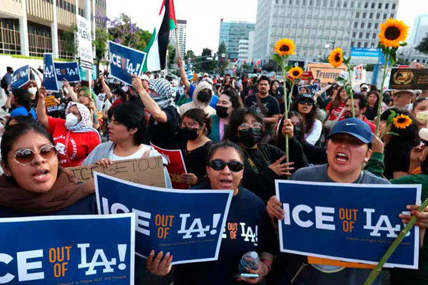 protestas los angeles 1